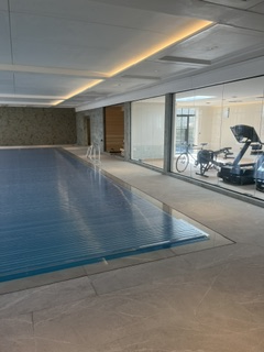 Stone Colonnade Orangery & Indoor Pool — Pool & Gym Wing