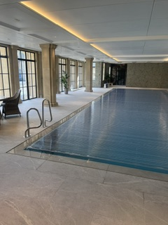 Stone Colonnade Orangery & Indoor Pool — Indoor Pool